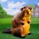 Garden figure "Beaver" Big 24x38x43cm