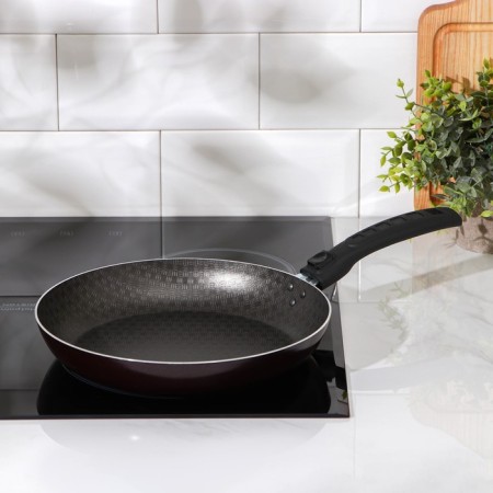 The pan "hostess", d = 26 cm, removable handle, anti -stick coating, burgundy color-4