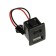 USB connector with a wire 10 cm, 2 pin, 2.1 a, 5 V, black
