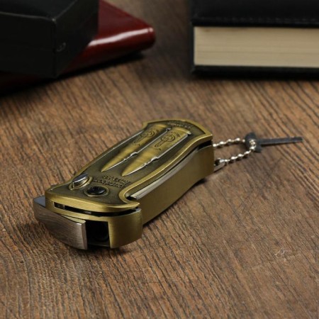 Gas lighter for smoking "knife", piezo, 9 x 6 cm-1