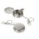 Gift set 4 in 1: Flake 300 ml, 2 glasses, pocket ashtray