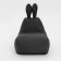 Milk-Milk chair, size 80x90 cm Rogozhka, black color