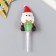 Decor for the creativity of Polystone "Grandfather Moroz with a gift" 3x5.2 cm