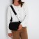 Bag Cross-Bodi with a zipper, black color