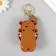 A plastic keychain with a carbine "Hippo-Subastika" closes when you press a tooth 5.5x7.5x4.5 cm 104989