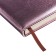 The diary is low, PVC cover, A5 format, 140 l, cell, metallic pink