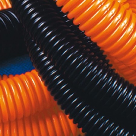 PND DKC 71925, corrugated, with extension, d = 25, orange, 50 m
