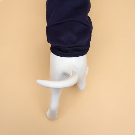 Sweatshirt for animals with a hood, size l (ds 45 cm) blue-4