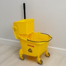 Carriage trim with mechanical spin, 24 l, yellow color