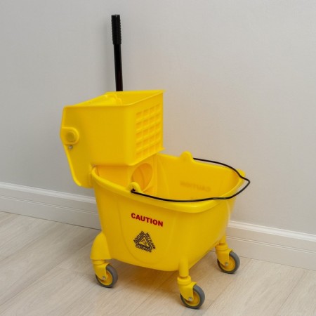 Carriage trim with mechanical spin, 24 l, yellow color