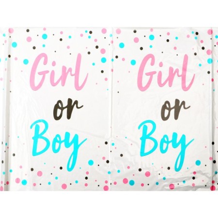 Single tablecloth Girl or Boy, 137 × 180 cm-1