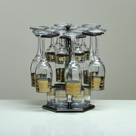 Mini-bar 18 objects Champagne Carousel Byzantium, dark 200/55/50 ml-5