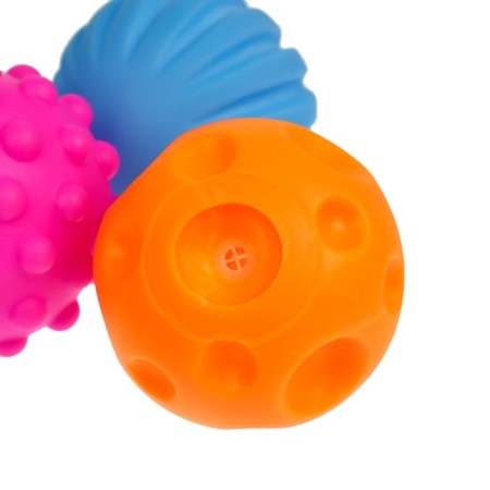 Gift set of developing balls for the New Year "Christmas ball", with a squeak, 7 pcs.-9