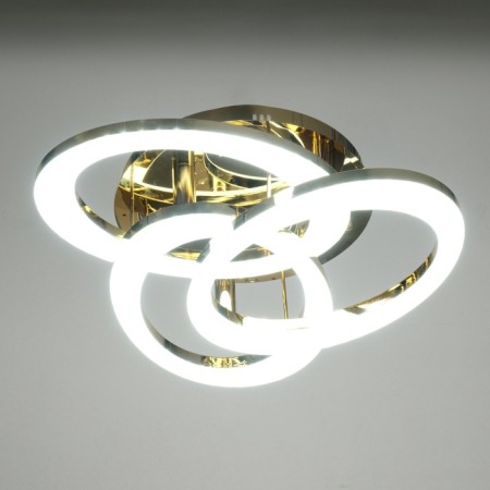 Causteen with PDU "Mons" 3xled 144W 3000-6000k gold 57x57x19 cm-1