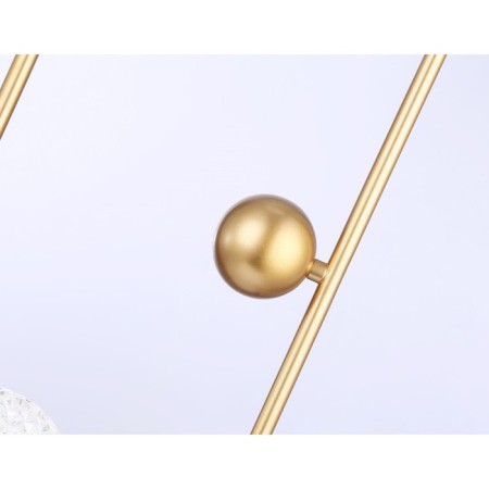 Suspended lamp with a replaceable lamp Ambrella Light, Crystal, Tr5431, 2XG9, Color Gold-5