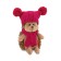 Soft toy "Hedgehog Pylale" in a hat with two pompons, 15 cm