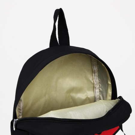 Baby backpack on lightning, 3 outer pockets, black color-5