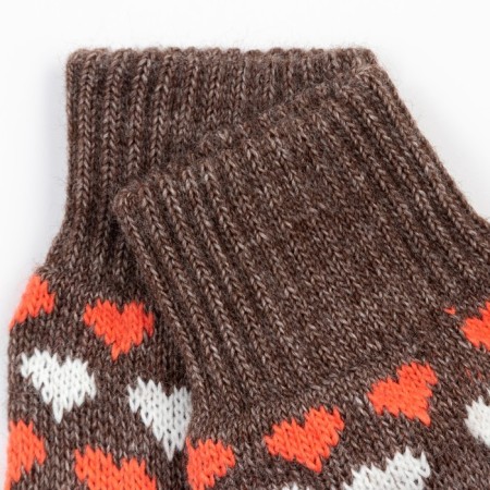 Women's socks, brown color, size 23-25-1