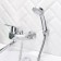 BUNNE BOOOU B8213-46F bath, pour 300 mm, shower set, brass, chrome