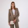 Women's bag with lightning, beige color