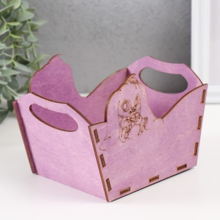 Easter "egg" ovation 15.6x10.5x11 cm, lilac-1