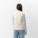 Women's vest quilted mist size 48, milk