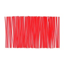 Decorative overlays on the knitting needles of a motorcycle, 23 × 0.5 cm, red, set 72 pcs