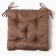 Siddle Romb 40x40x4cm Colorine Chocolate Chocolate Jacquard PA100%