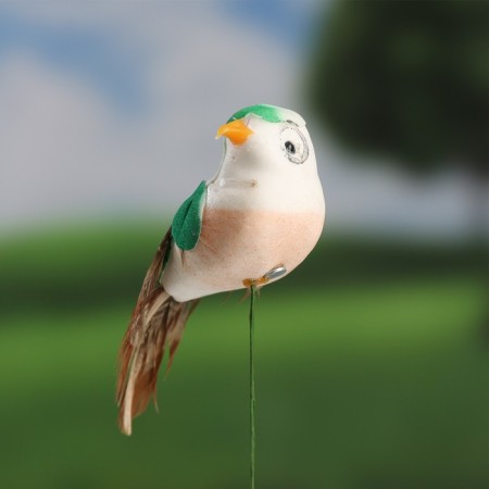 Plug "bird Blide Blue" 3x5cm, length 9cm-1