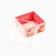 Packaging for confectionery with a plastic lid "The best" 12 x 6 x 11.5 cm