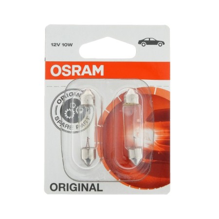 Car lamp OSRAM, T10.5, 12 V, 10 W, (SV8.5-41/11), set 2 pcs, 6411-02b