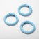 Carbine "Ring" d = 2.5 cm (set3 pcs.), Blue color