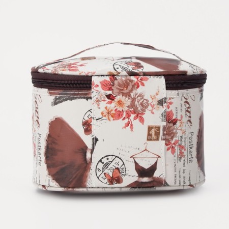 Lightning cosmetic bag, beige color-1