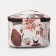 Lightning cosmetic bag, beige color