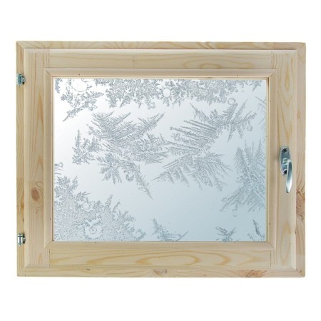 Window, 40 × 60cm, "frosty patterns", single -chamber double -glazed window