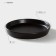 Porcelain dish carbone, d = 17.5 cm, h = 3 cm, black color