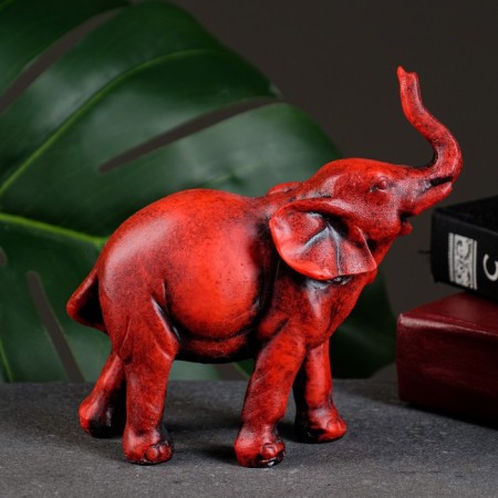 Figure "Elephant" red, 13x5x14cm-1