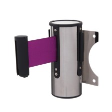 Wall block with exhaust ribbon-180cm, purple, height-13.5cm, width 11cm