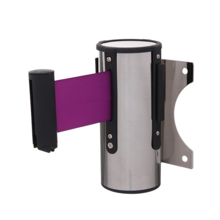 Wall block with exhaust ribbon-180cm, purple, height-13.5cm, width 11cm