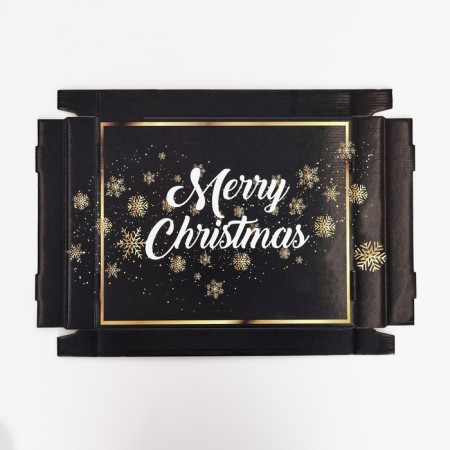 Folding box "Happy Christmas", 31.2 x 25.6 x 16.1 cm-7
