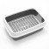 Toilet with a grid, 45x34x15 cm, gray