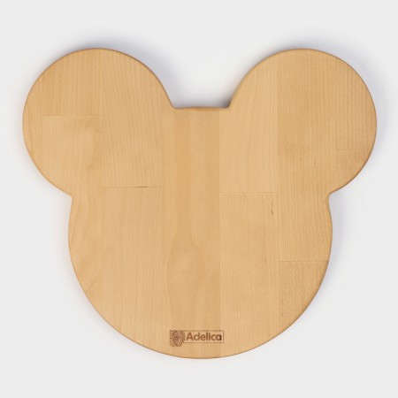 Menzhitsa Adelica "Mickey", 3 sections, 25 × 23 × 1.8 cm, saturated with mineral oil, in a gift box, birch-9