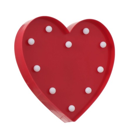Nightlight "Big Heart" LED from batteries 2haa white 20x4x28 cm Risalux-6