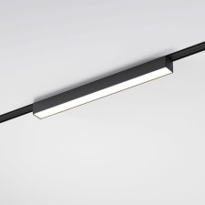 Трековый светильник Elektrostandard, Flat Magnetic, 305х24х26 мм, 10Вт, LED, 650Лм, 4000К, цвет чёрный