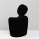 Bust for jewelry "Silhouette", 13.5 × 7 × 20 cm, h = 20 cm, phlock, black color