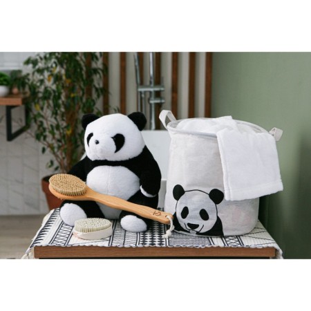 Basket Winness Textile shares "Panda", 30 × 30 × 30 cm, white color-6