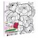 Picture on numbers on canvas with a subframe "Bouquet of peonies", 20 x 20 cm