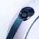 Roulette with a system of effective twisting a leash, 3 m, up to 15 kg, gray-blue