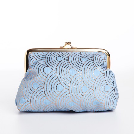 Cosmetic bag on the farmar, blue color-1
