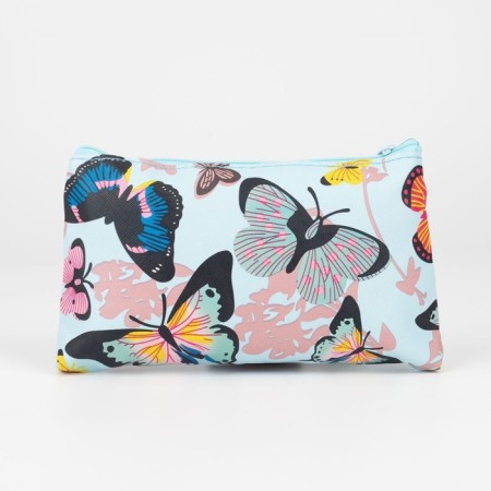 Cosmetic bag with lightning, blue/multi -colored color-1